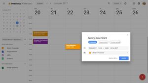 Nowy kalendarz Google G Suite